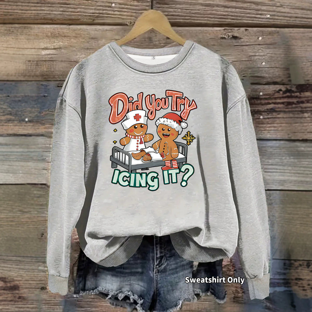 Round neck fleece sweatshirt sports sweatshirt