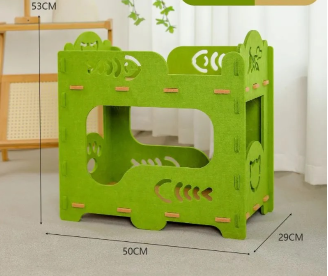 Felt Cat Nest Felt Pet Supplies Multi functional Removable Washable Up and Down Felt Cat Bed Suitable for Cats of All Sizes and