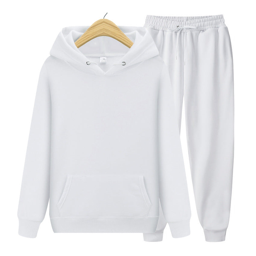 Men's Solid Color Thickened Hoodie Sweatshirt Casual Pullover Unisex Top