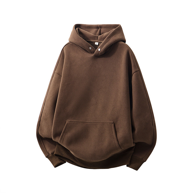 Men's Heavyweight Pullover Hooded Sweatshirt Relaxed Fit Casual Top