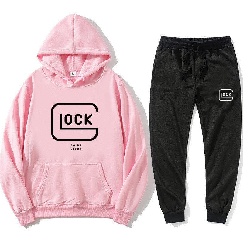 Streetwear Hooded Crewneck Sweatshirt for Men, Casual Warm Hoodie