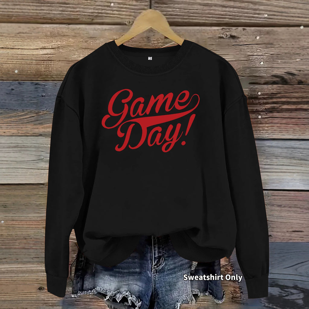 Printed loose women's fleece hoodie