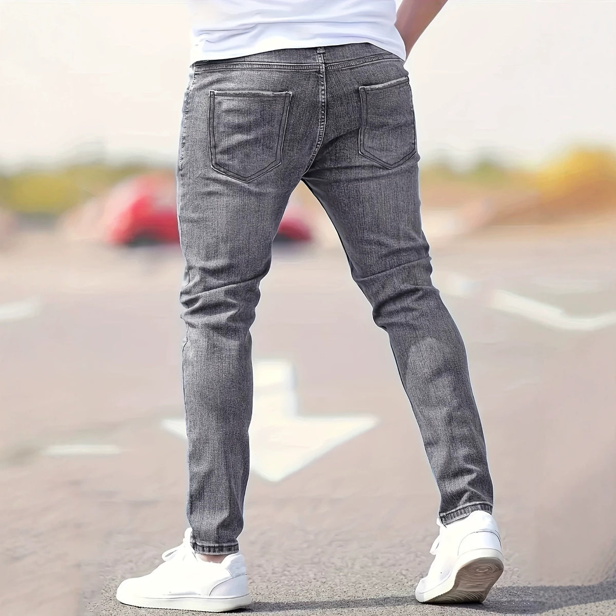 Style Summer Slim Fit Skinny Jeans for Men Fashion Casual Denim Pants